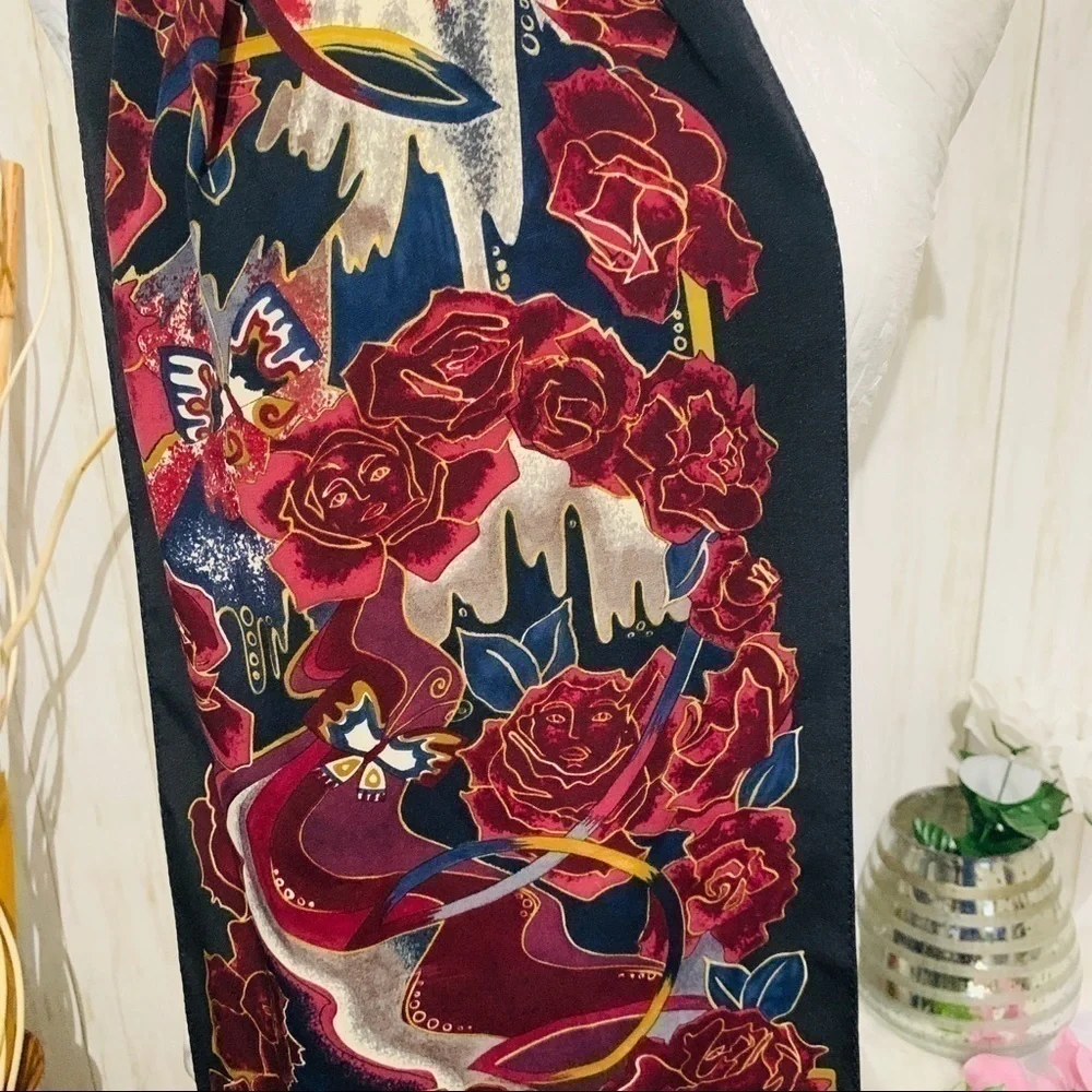 Sari floral butterflies